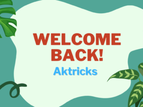 welcome back aktricks